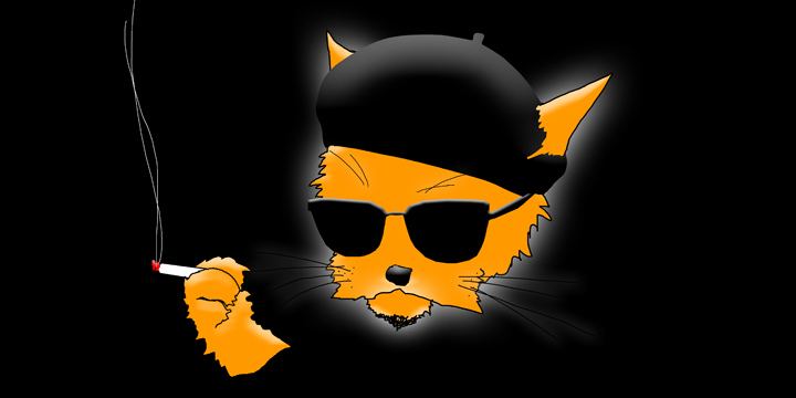 Doug Amey Graphic Design, Beatnik Cat