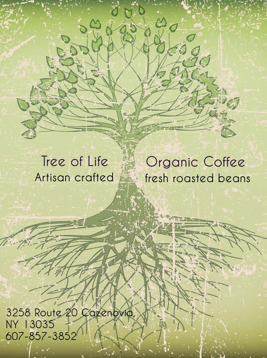 Doug Amey Graphic Design, Tree of Life Coffee