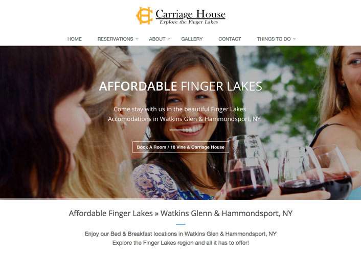Finger Lakes Web Design, Affordable Finger Lakes