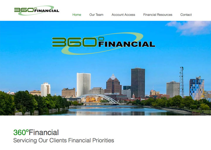 Website Design for e360 Financial Services
