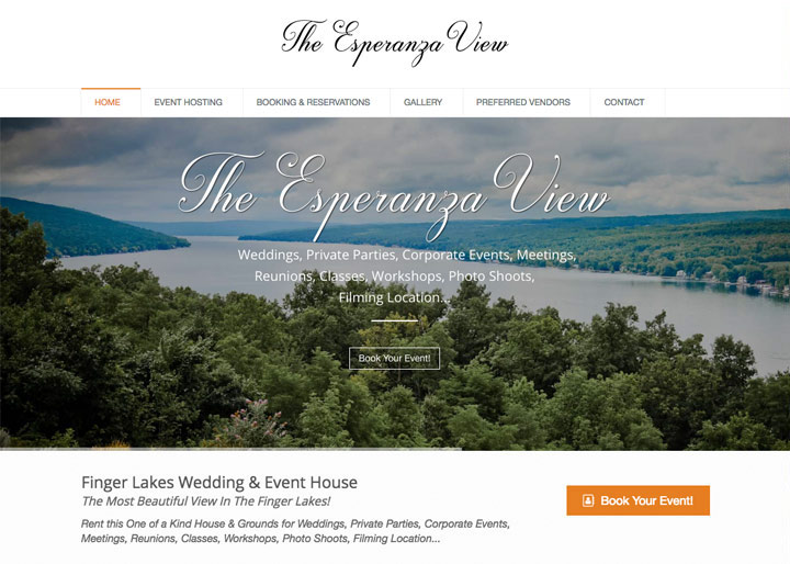 The Esperanza View, Website Design